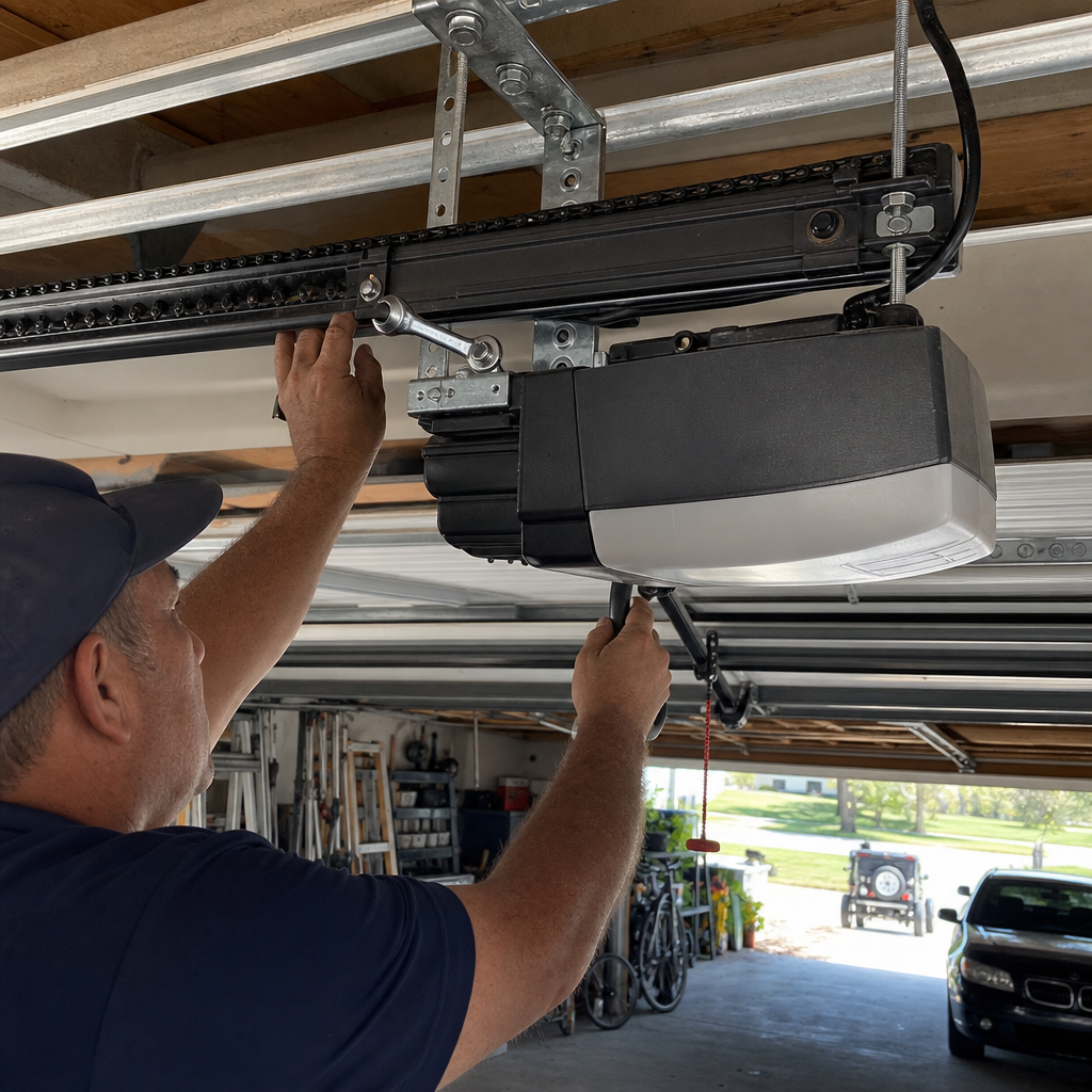 Garage door opener installation and repair by professional in Nocatee, FL